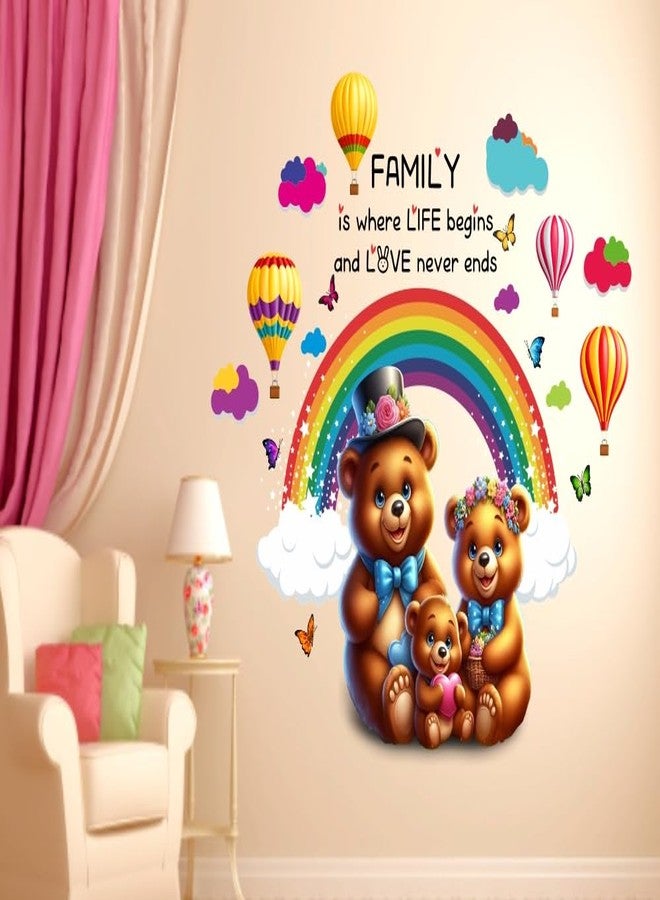 DivineDesigns ملصق حائط عائلي من الباندا من تصميمات ديفاين ديزاينز - Image 2